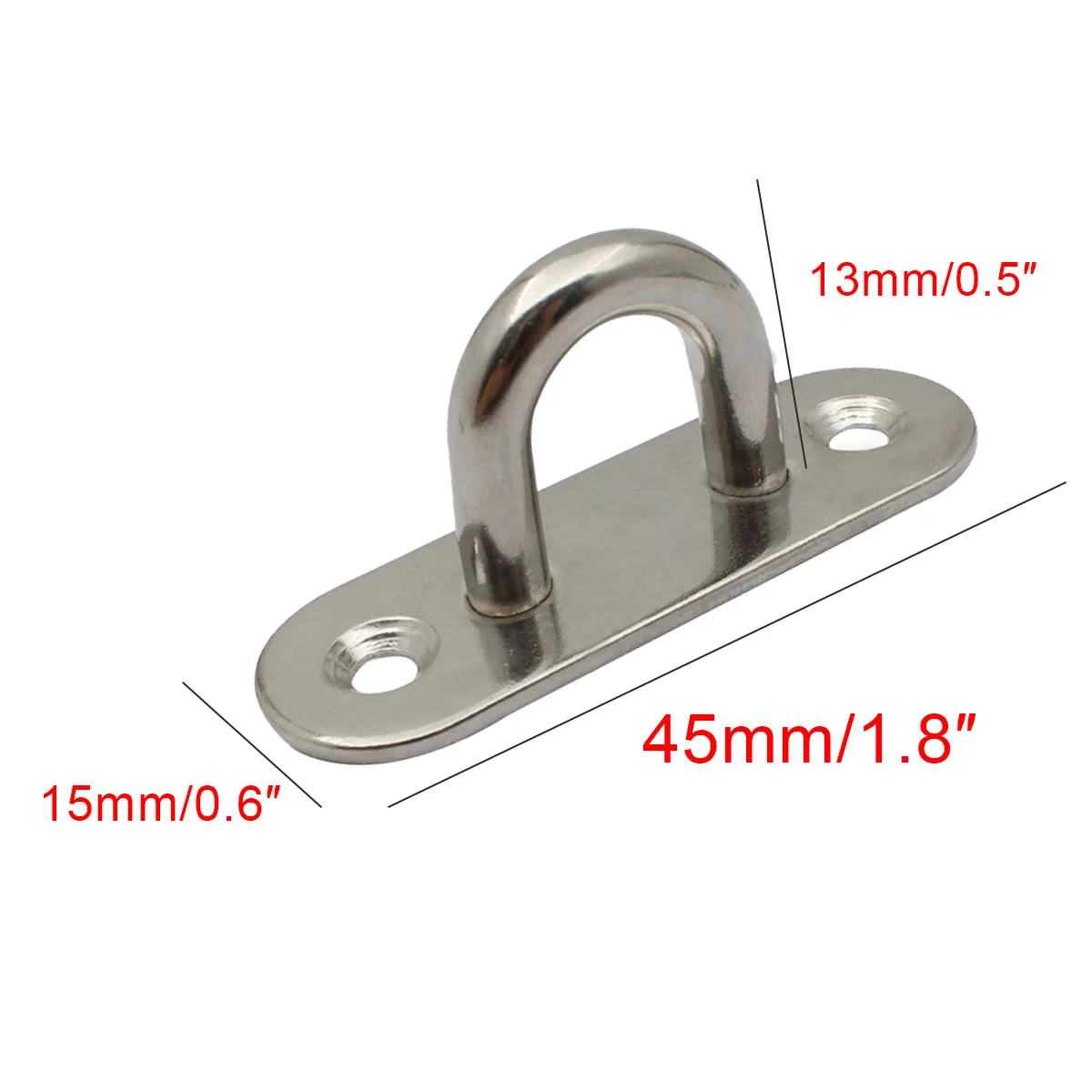 Овальные дверные защелки из нержавеющей стали 4 Х5 мм навесной замок фиксирующий