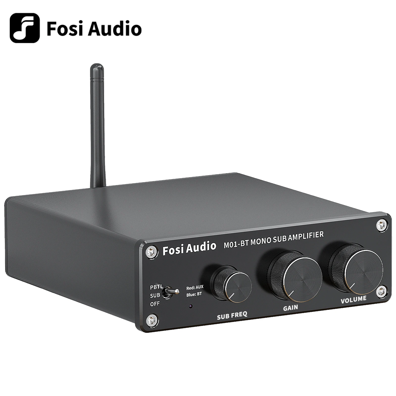 Fosi Audio 300W M01-BT Bluetooth усилитель одноканальный моноусилитель для домашних динамиков