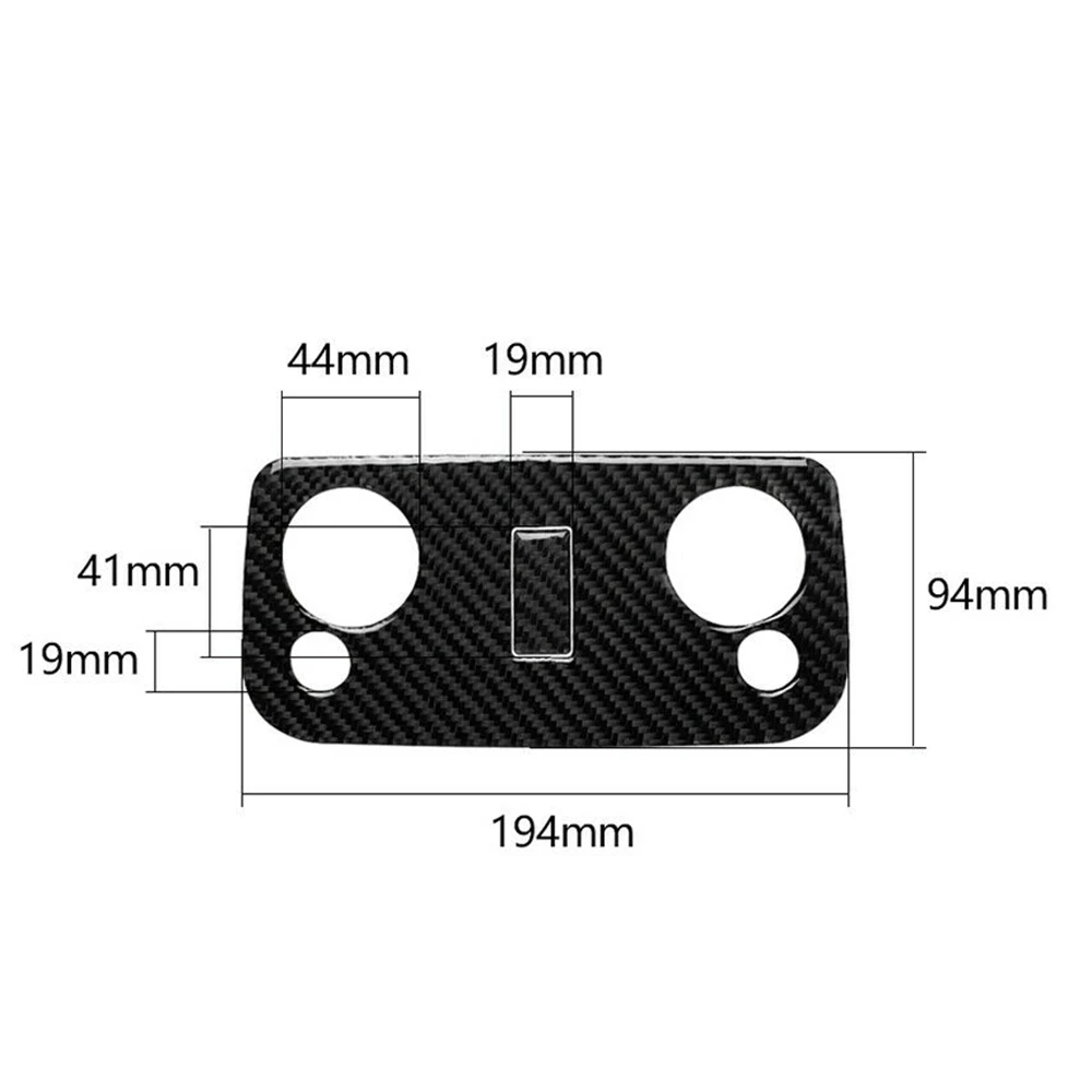 Для Ford Mustang (2015-2019) Автомобильный интерьер из углеродного волокна фотонаклейка