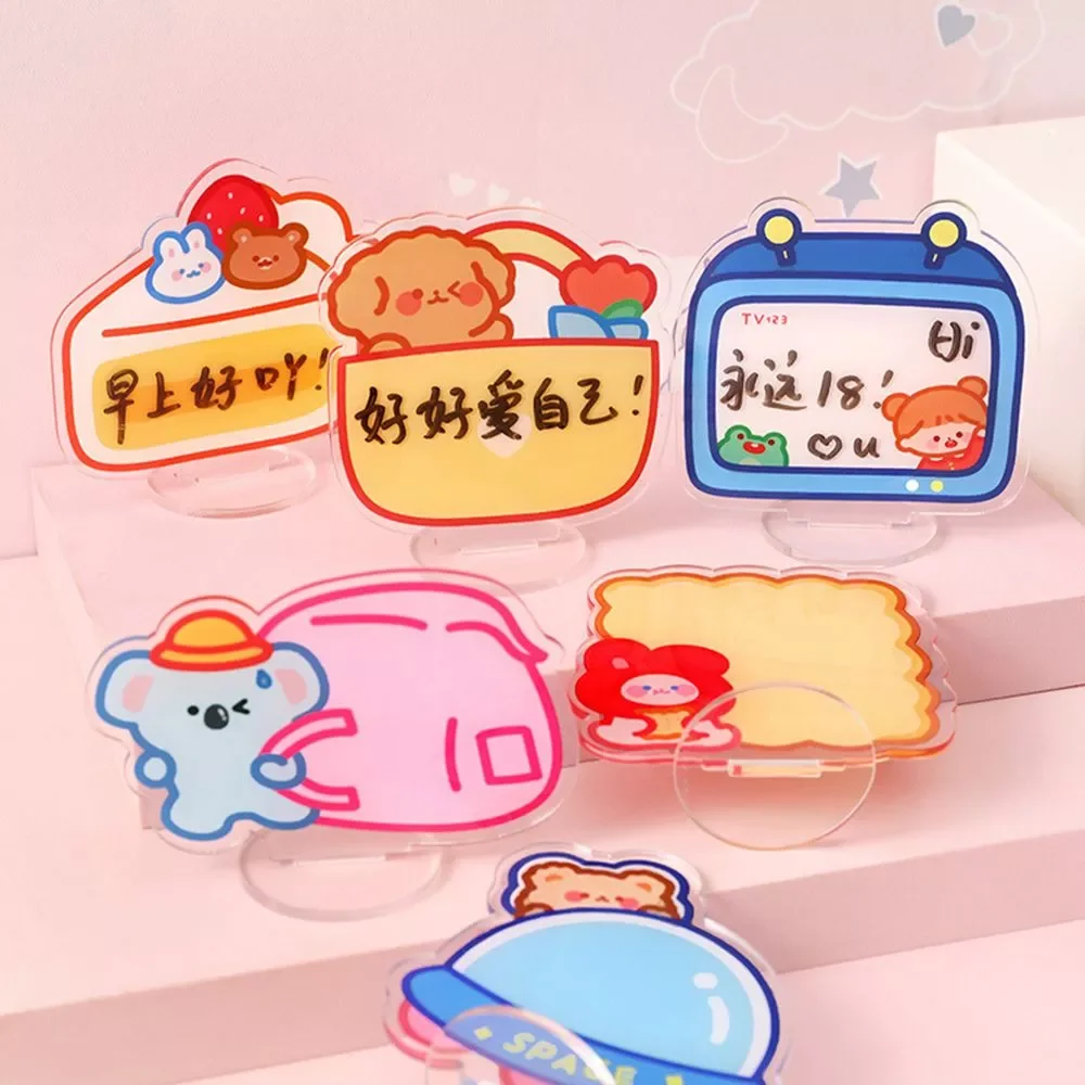 

Schedule Plan Notepad Student Cartoon Acrylic Handwritten Board Message Board Bulletin Board Memo Tablet