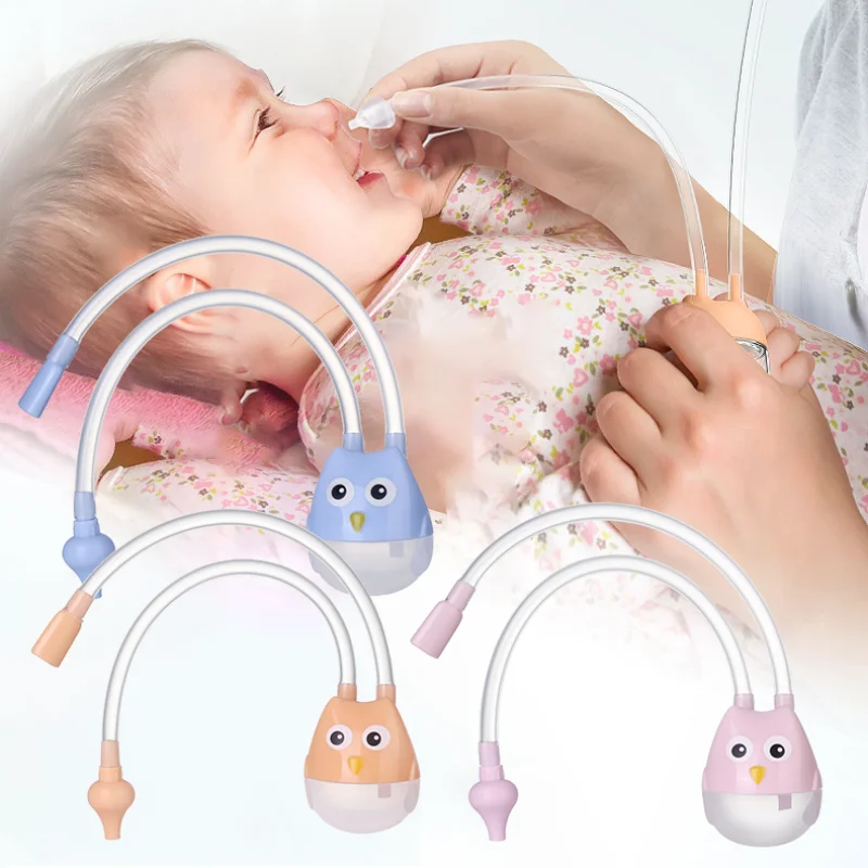 Newborn Baby Nasal Aspirator for Children Nose Cleaner Sucker Suction Tool Protection Health Care Baby Mouth Nasal Suction Devic images - 1