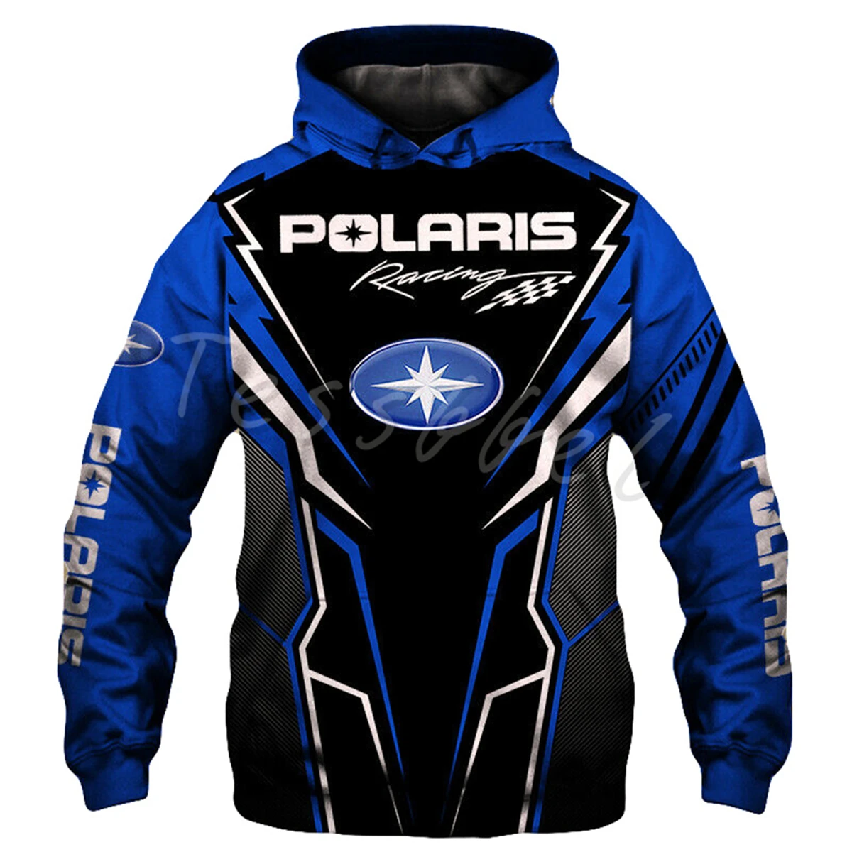 

2023 Polaris Racing Rzr Snowmobile Fashion Casual Zip Hoodie Top Hot Sale Men's and Women's Spring and Autumn Hooded Jacket