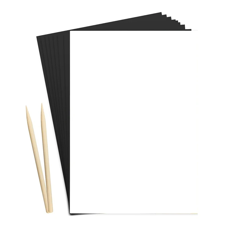 Художественные поделки из скретч-бумаги — принадлежности для классной комнаты