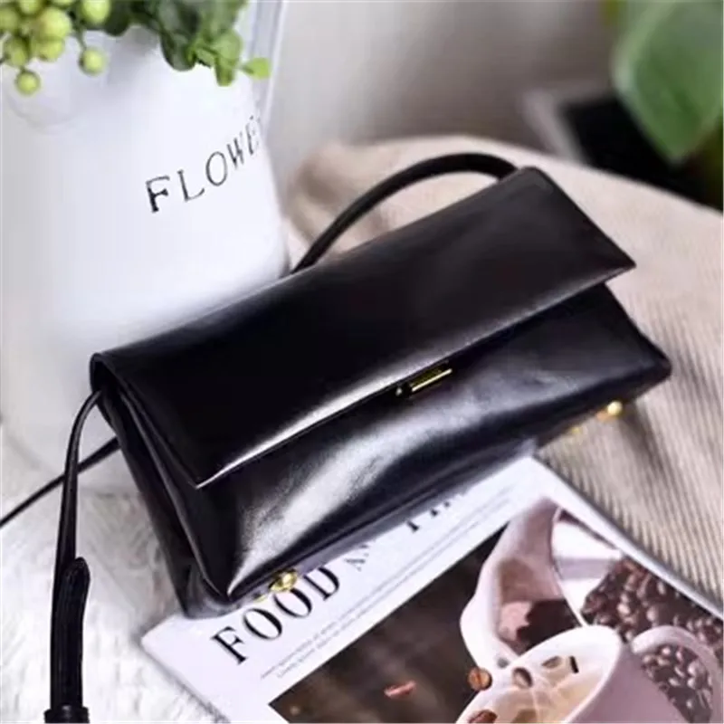 Женская дизайнерская сумка из воловьей кожи простая повседневная Уличная на