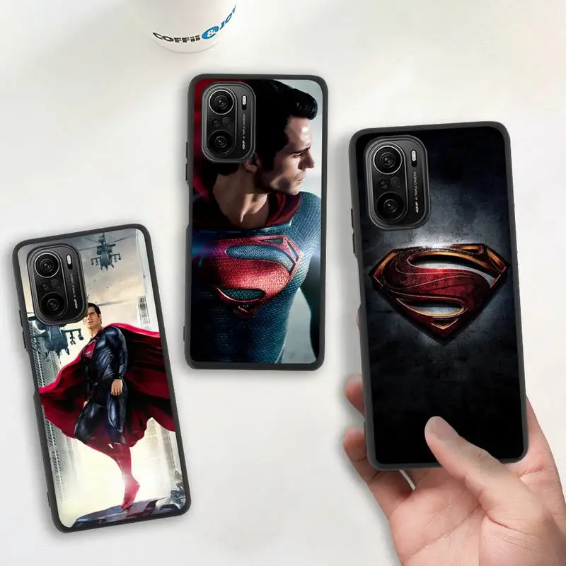

DC Superman Henry Cavill Phone Case for Redmi 9A 8A Note 11 10 9 8 8T Redmi 9 K20 K30 K40 Pro Max Silicone soft Cover