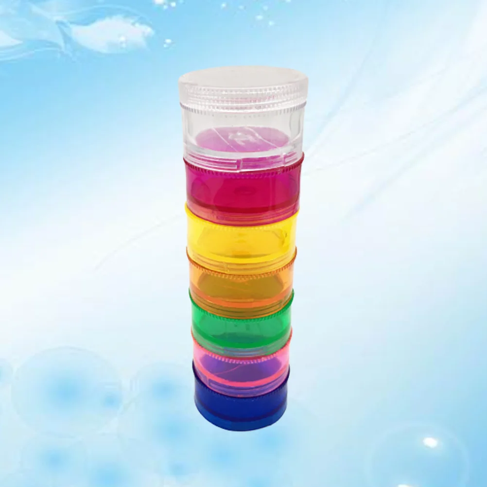 

Box Case Weekly Medication Sealed Holder Organizer Pillbox Detachable Oils Pocket Daily Reminder Portable Small Dispenser