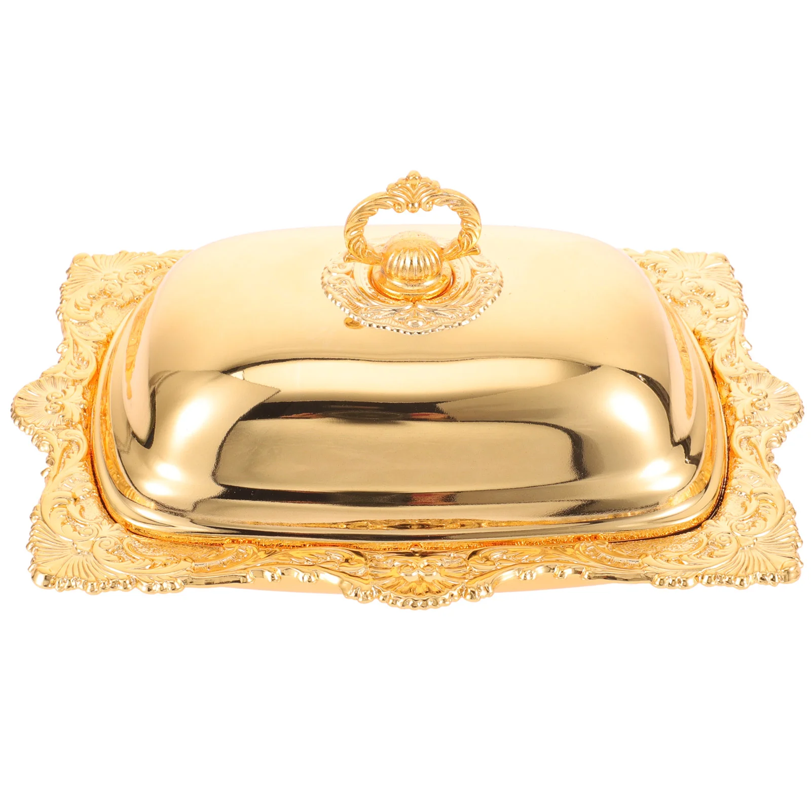 

Butter Storage Container Fridge Organizer Dish Kitchen Cheese Glass Lid Tray Lidded