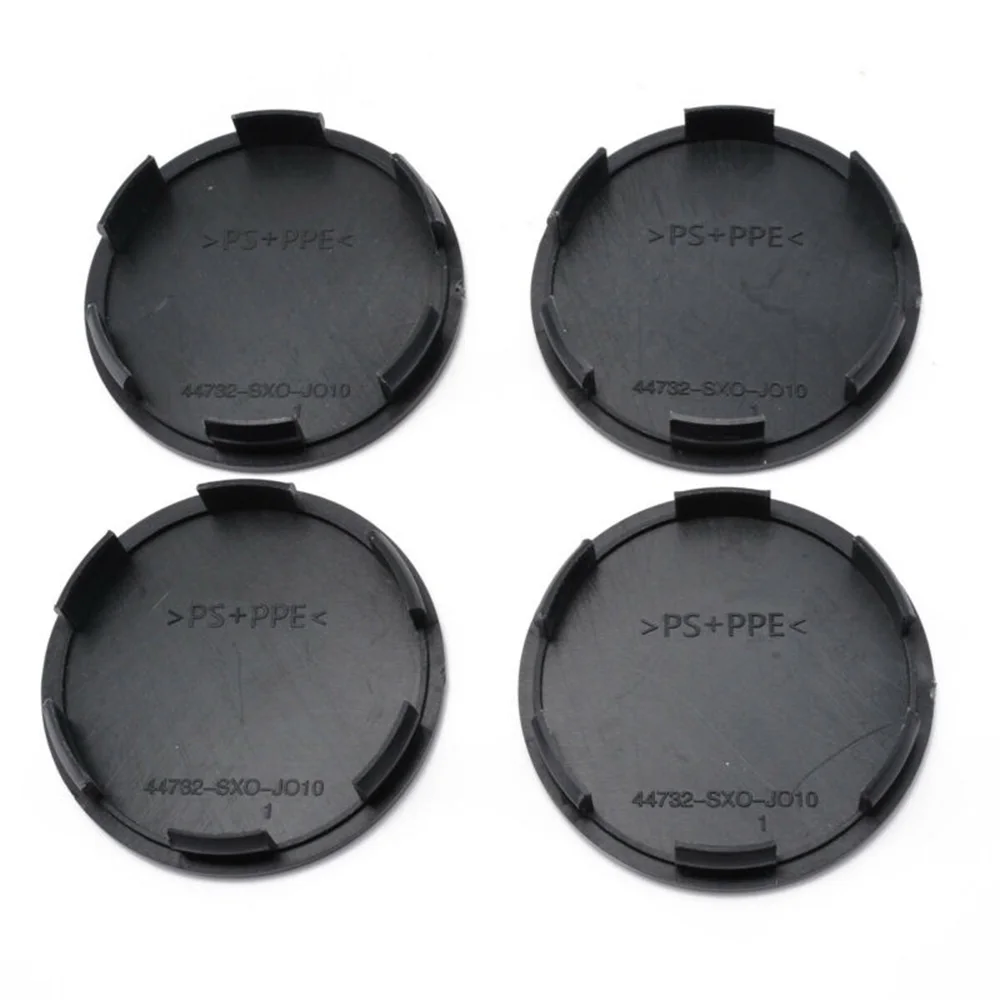 

Right Wheel hub cover Set 4pcs Auto Black Cap Front Protector Exterior