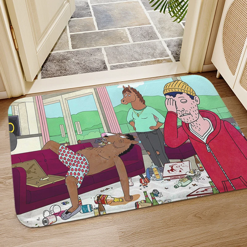 Коврик для входной двери H-Bojack H-Horseman Предметы домашнего декора Гостиная
