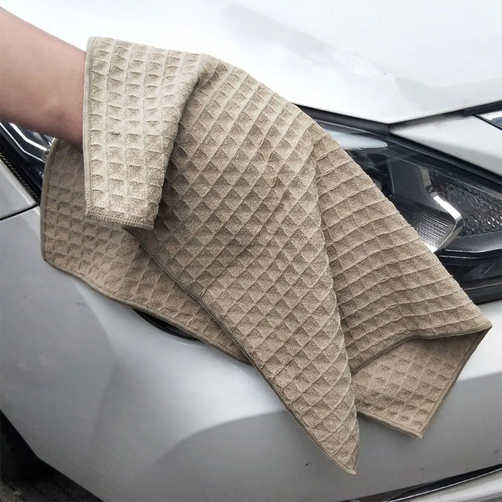 

40x40cm Soft Car Care Microfiber Polishing Detailing Towel Cloths Cleaning Wash Tool Towel Car Window Fog Light Cleaning Cloths