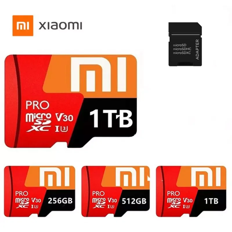 

Карта памяти Micro SD XIAOMI Pro, высокоскоростная карта памяти 1 ТБ, 16 ГБ, 32 ГБ, 64 ГБ, 128 ГБ, 512 ГБ, 256 ГБ, SD-карта для телефона, камеры, MP3/MP4