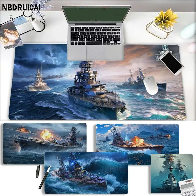 

Красивый большой коврик для мыши World Of warship, компьютерный коврик, размер для клавиатуры, коврик, подарок для парня