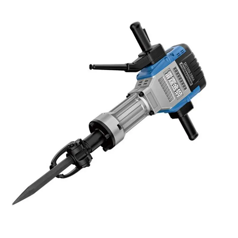 Тяжелая электрическая кирка для дробления бетона и камня мощная промышленного