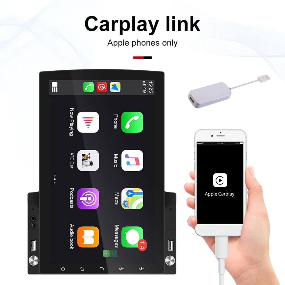

Car MP5 Player 9.7" 2 Din Car Stereo Radio Androd 10 GPS WiFi Vertical Touch Screen FM Player GPS Antenna