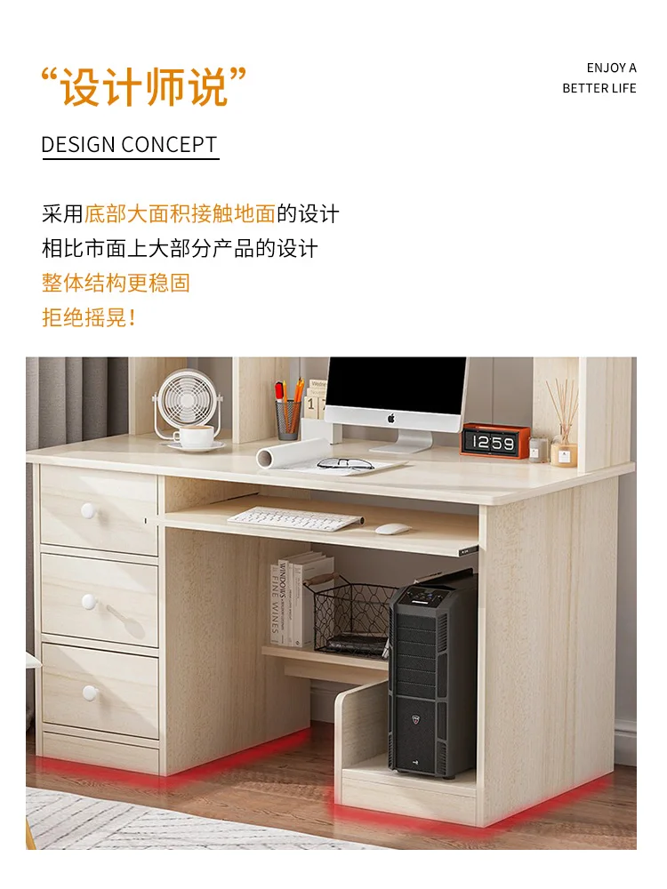 Компьютерные столы домашние письменные для студентов книжные простые съемные