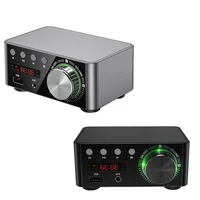mini audio hifi bluetooth 5 0 power class d amplifier tpa3116 digital amp 50wx2 home audio car marine usbaux in