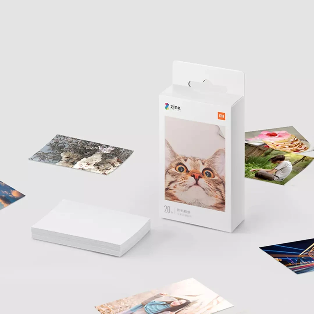 

Бумага для карманного принтера Xiaomi ZINK, самоклеящиеся листы Для Фотопечати, 3-дюймовый карманный мини-фотопринтер