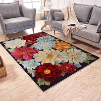 nordic large flower chinese classical ins style living room bedroom end table light luxury bedside european carpet mat