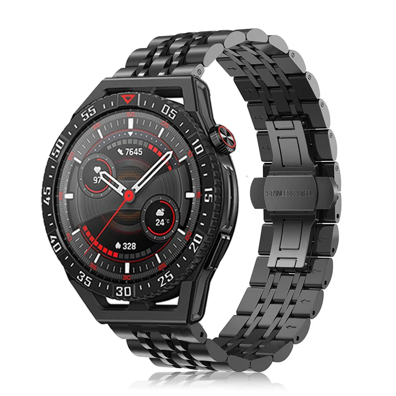 20mm 22mm Metal Strap For Huawei Watch GT 3 Pro 43mm 46mm Smart Watch Stainless Steel Watchband For Huawei Watch GT3 SE Bracelet