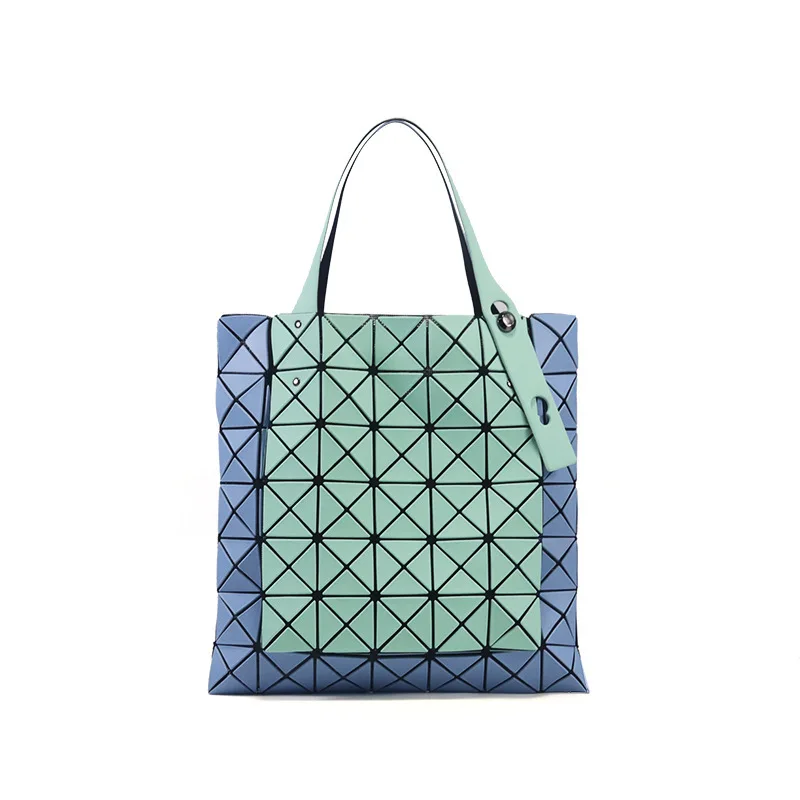 

Small Shoulder Bag For Women, Carrying Geometric Rhombus Drawstring, Drawstring, Crossbody Bag, Color Matching Bucket Bag, Japan