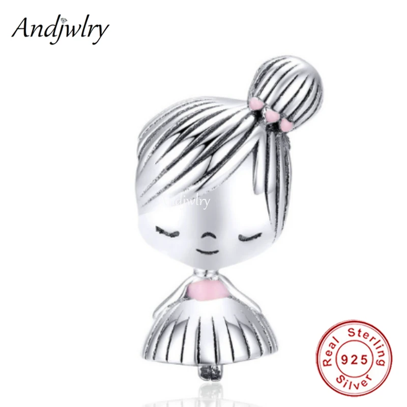 

Fit Bracelet Charms Silver 925 Original Beautiful Girl Bead Bracelet&Bangle Jewelry Berloque