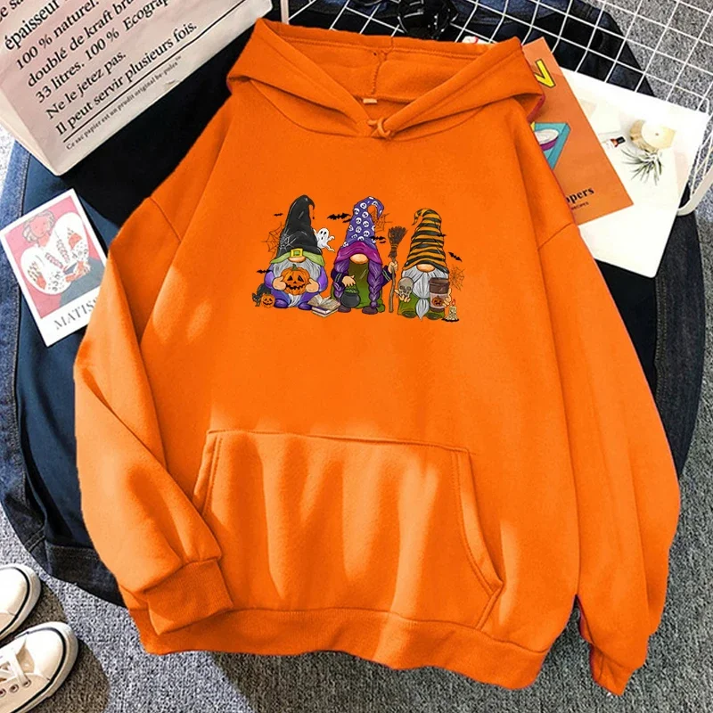 

2023 толстовки на Хэллоуин гном, модная уличная одежда, толстовки, Мужская мешковатая толстовка, винтажная одежда Y2k, модная Повседневная Женская толстовка