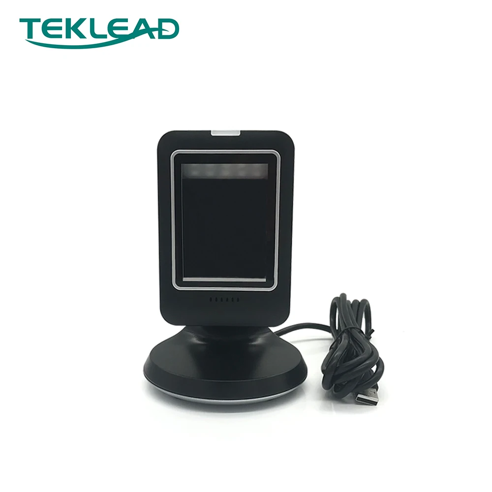 TEKLEAD 2D Настольный сканер штрих-кода Можно сканировать 1D QR-код USB-соединение