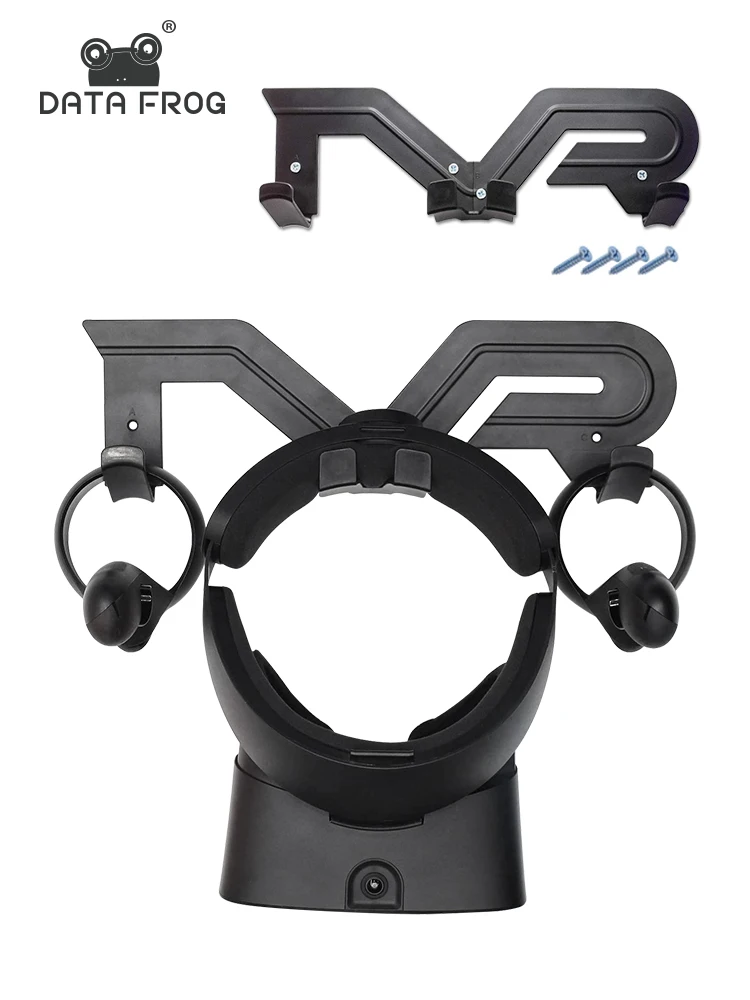 

DATA FROG VR Wall Mount Stand For Oculus Quest 2/Rift S Virtual Reality Headset Storage Bracket Hook For Valve Index Accessories