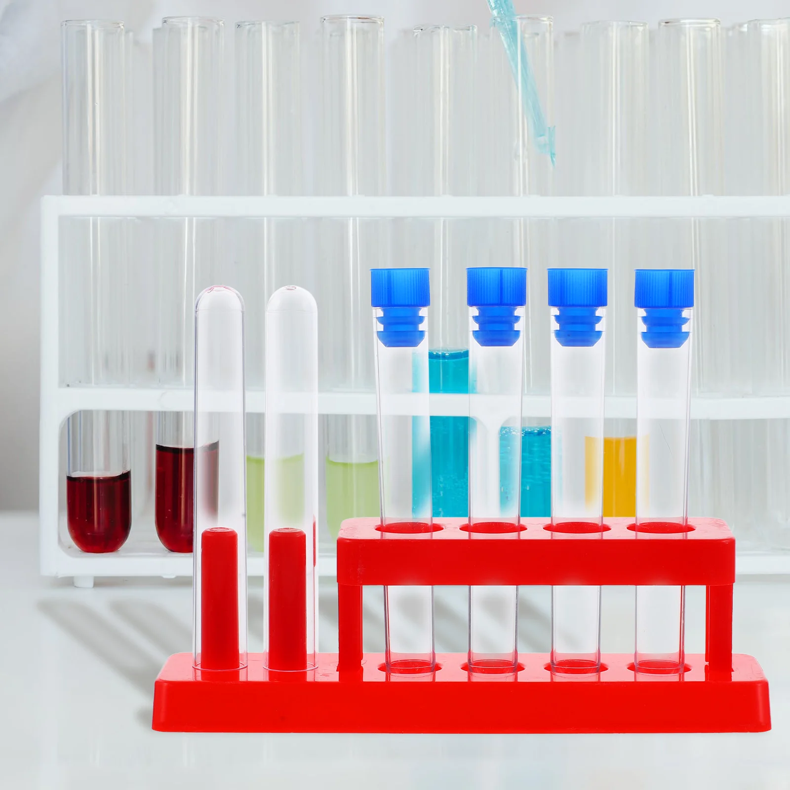 

Pipe Rack Test Tube Kit Student Clear Container Centrifuge Plastic Tubes Storage
