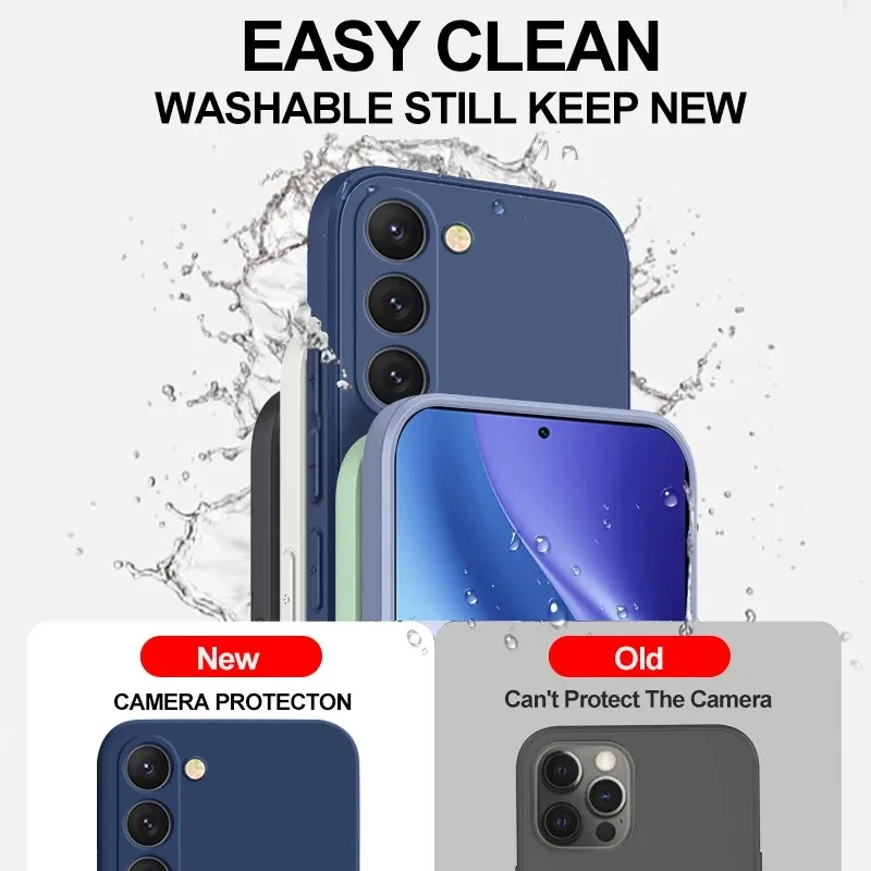 Для Samsung Galaxy S23 Ultra Plus FE индивидуальное имя инициалы мягкий жидкий силиконовый