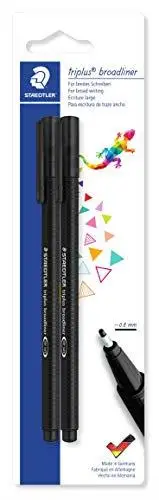 

Бренд: Staedtler 3389 Triplus Broadliner 2'Li блистер черный Категория: ручка для технического рисования