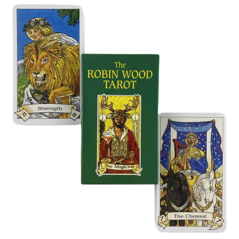 The Robin Wood Tarot Cards A 78 Deck версия Borad с изображением англоязычных гадания оркула играя