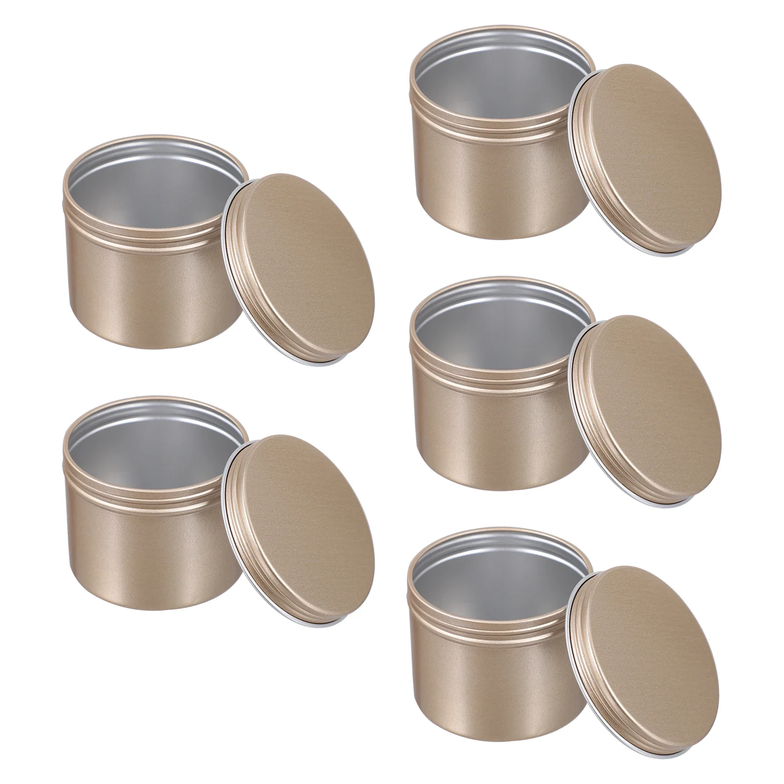 

Tinstea Christmas Tin Containers Box Jar Candy Cans Tinplate Coffee Empty Canmetal Round Aromatherapy Storage Canistersample Wax