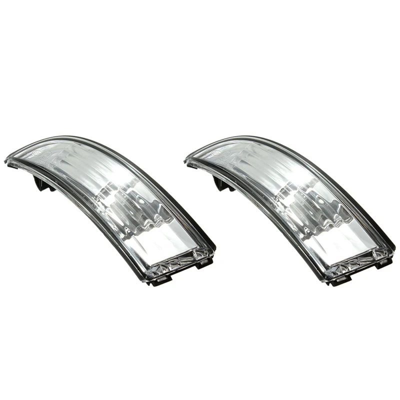 

2X Left Car Mirror Turn Signal Lights Cover Light Repeater Housing For Ford Fiesta Mk8 2008-2016 Without Bulb