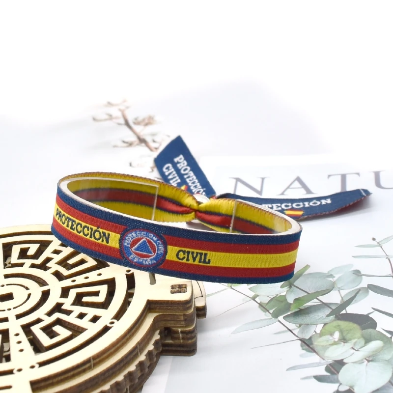 BDM-браслет для защиты гражданских лиц Испания выживание логотип и щит