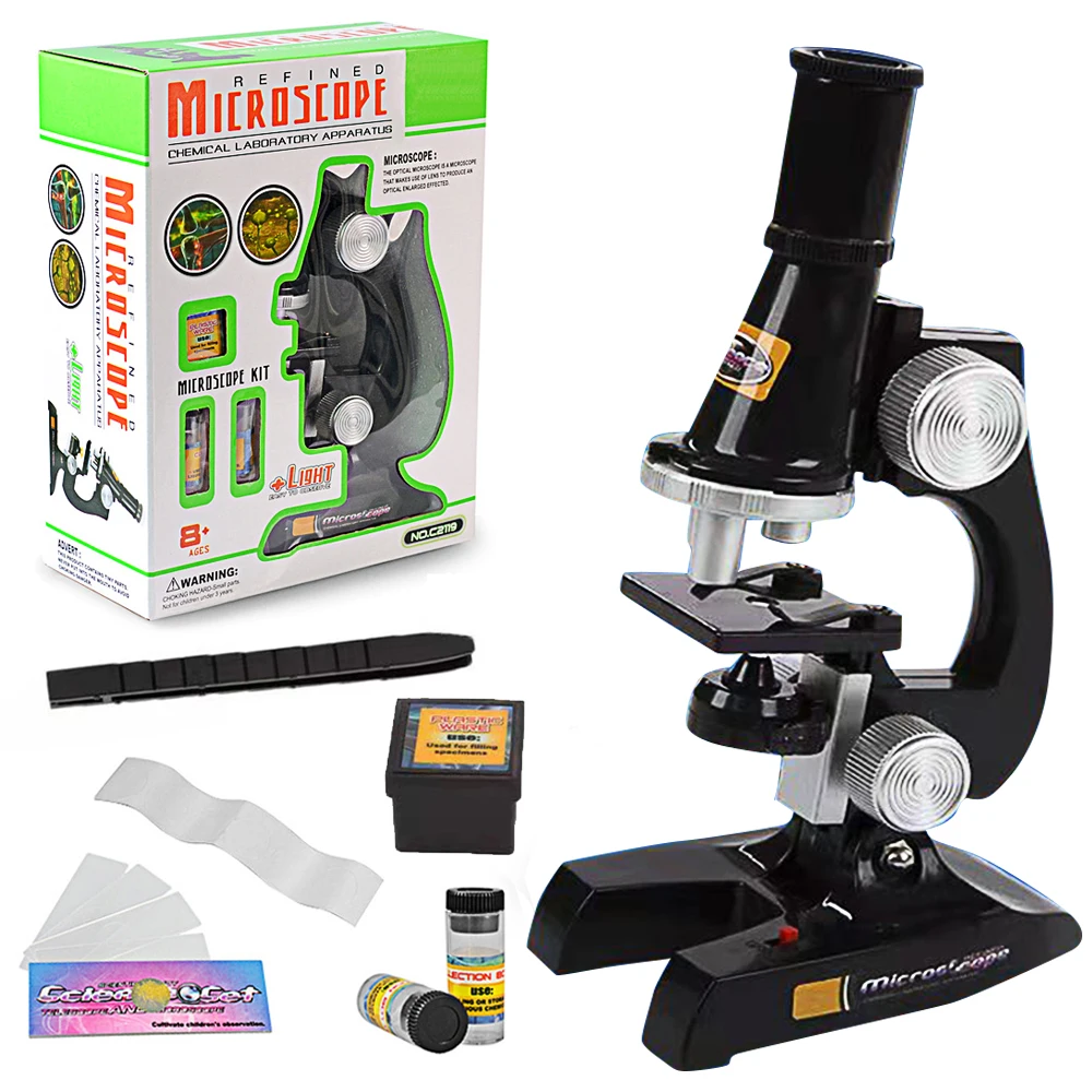 Миниатюрный Биологический микроскоп с зумом 1200X для детей студентов научных