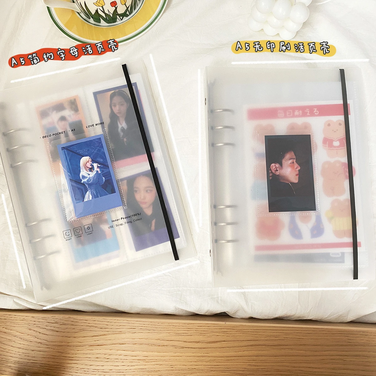 

A5 Photocard Holder Diy Binder Photocards Idol Photo Album Polaroid Collect Book Kpop Photocard Binder Scrapbook Card Album