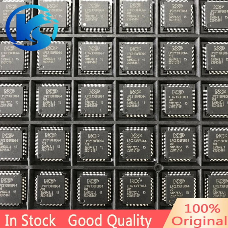 

LPC2138FBD64/01 LQFP64 32-bit Microcontroller Flash Memory Chip Original