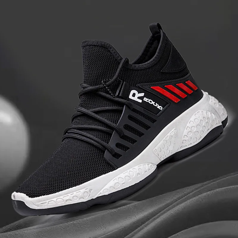 2022 Men's Shoes Mesh Platform Sneakers Tennis Shoes Lightweight Training Male Sport Running Fashion Trend Outdoor Casual Shoes
