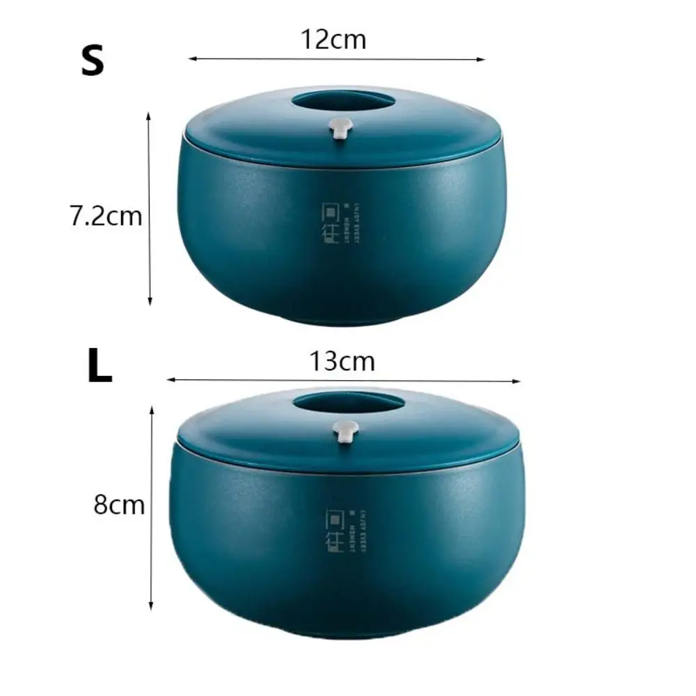 Японская двухслойная миска для рамэна из нержавеющей стали с крышкой супа