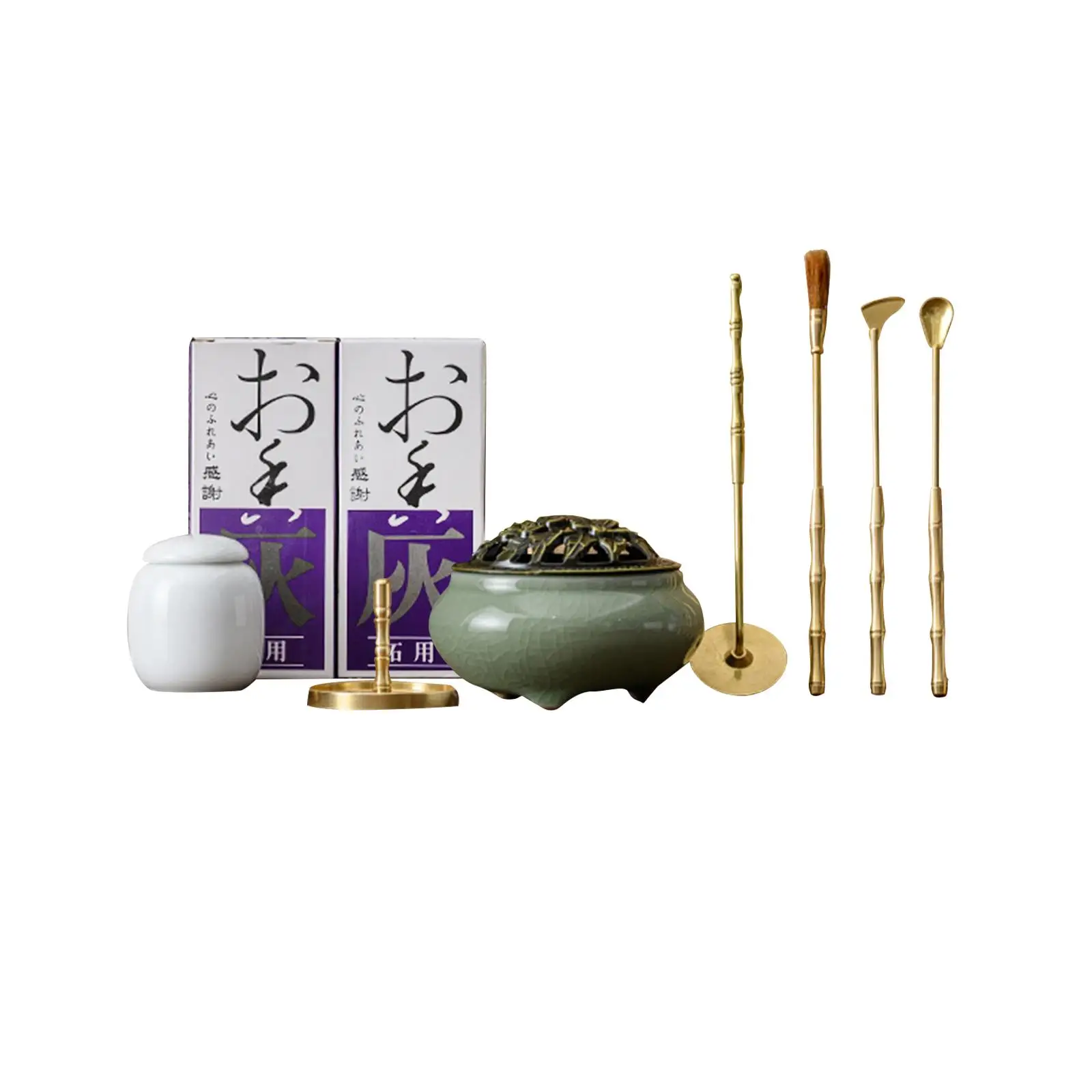

Медная горелка с ароматом, инструмент для буддистского вводного изготовления, Золотая ароматическая печь для офиса, йоги, храма, семьи