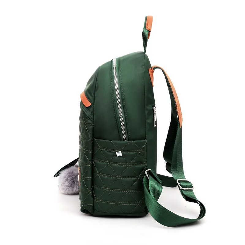 Новинка 2022 модный трендовый женский рюкзак с помпоном молодежная Студенческая