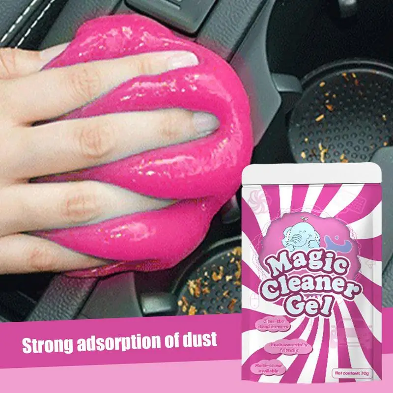 Гель для чистки автомобиля средство мытья удаления пыли клей автомобильная пыль