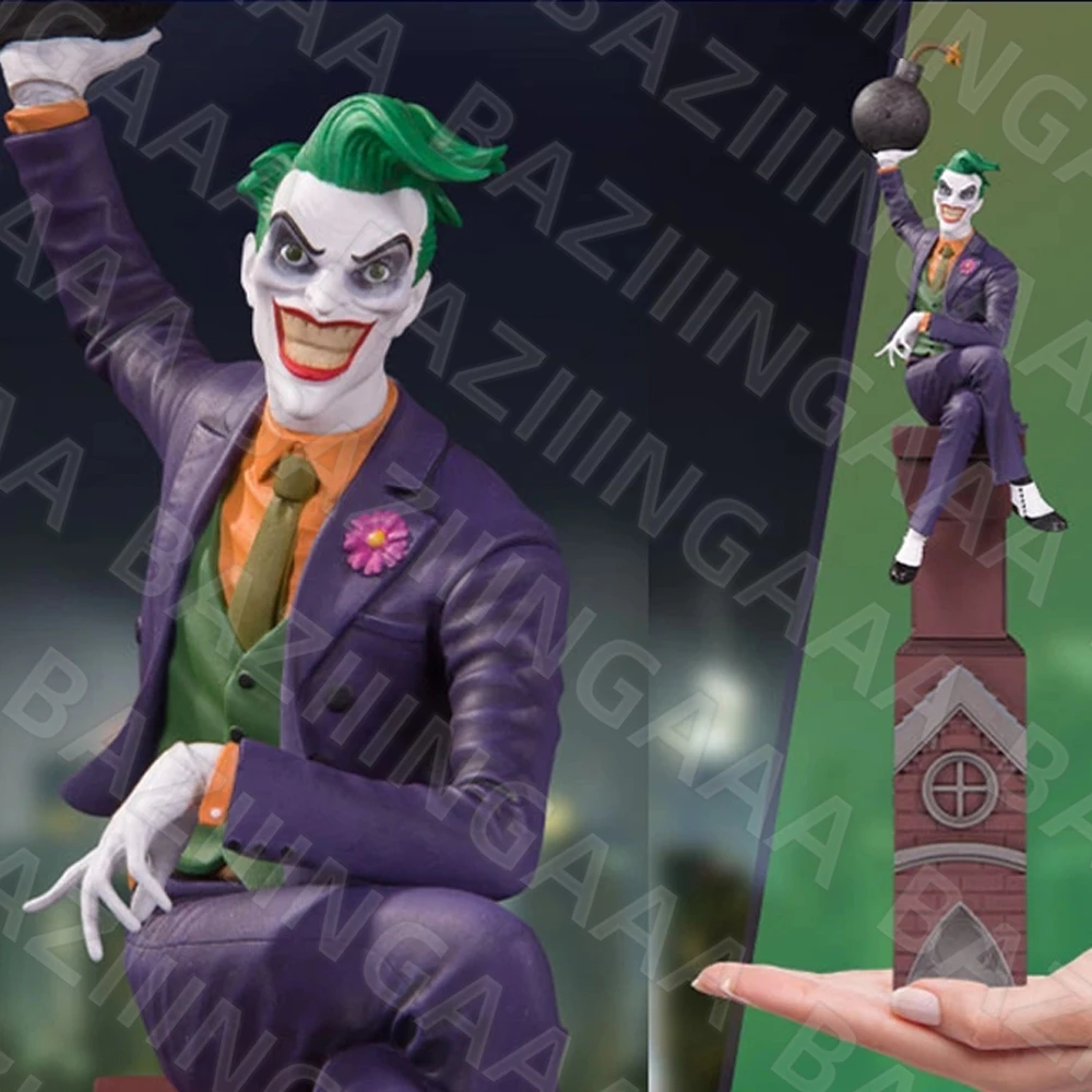 

DC McFarlan Cartoon Doll Batman Rogues Gallery The Joker 30.48cm Statue Action Figure Collection Doll Model Garage Kit