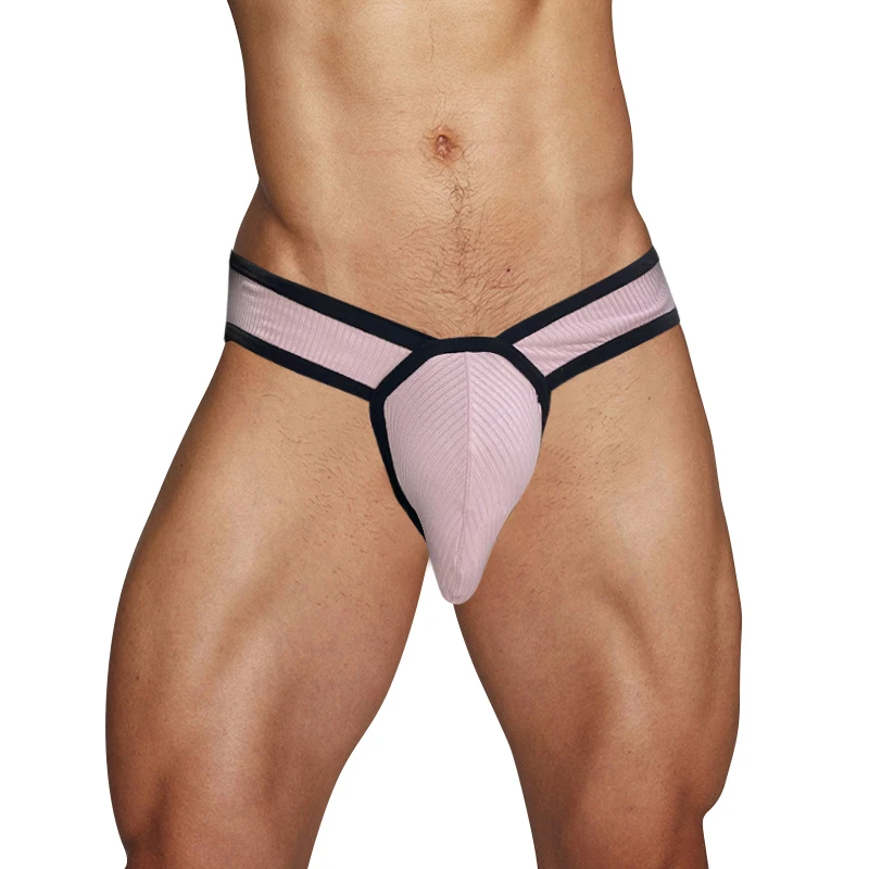 

New Gay Men's Panties Low Waist Cotton Mens Underwear Briefs U Convex Comfortable Man Underpants Breathable Bikini