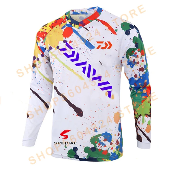 

Long Sleeve Fishing Clothing Jersey Cool Max Sunscreen Anti-uv Breathable Coat Summer Fishing Size XS-5XL Shirt