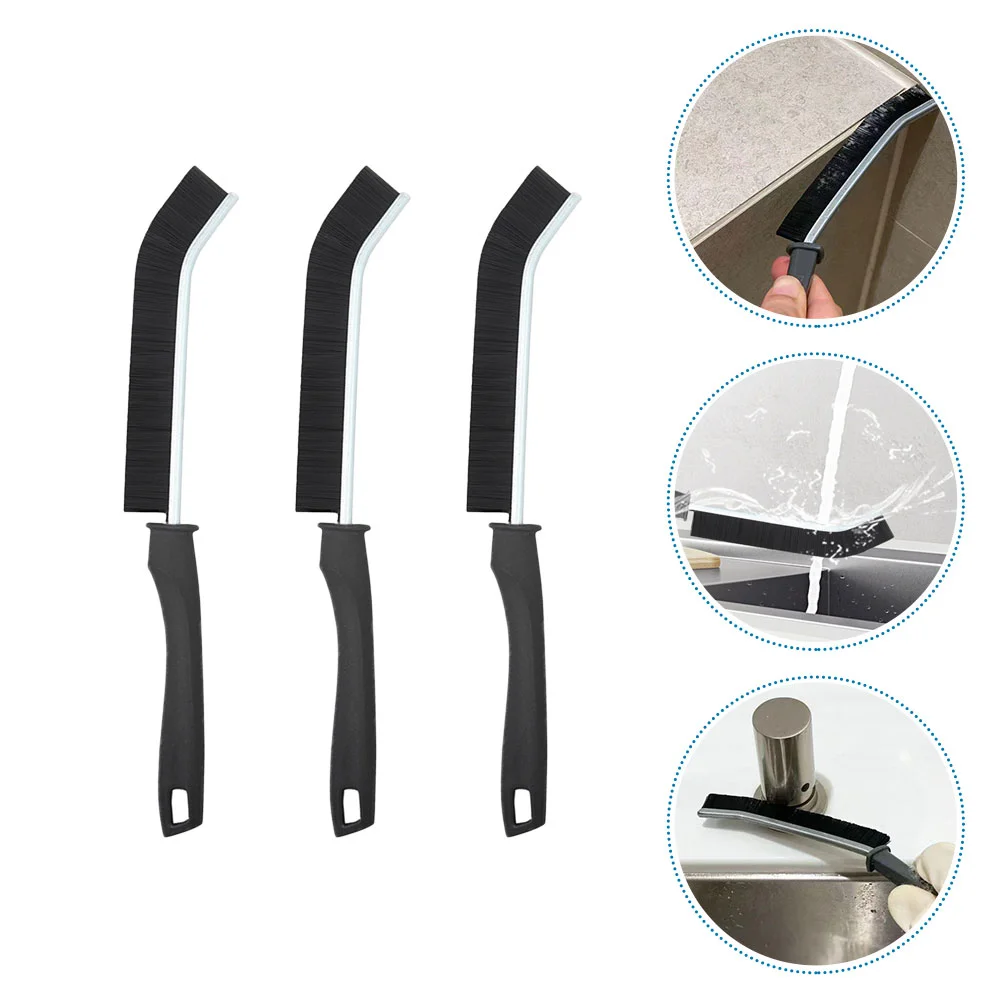 

3pcs Household Crevice Cleaning Brush Multi-functional Crevice Gap Scrub Brush All-around Cleaning Tool