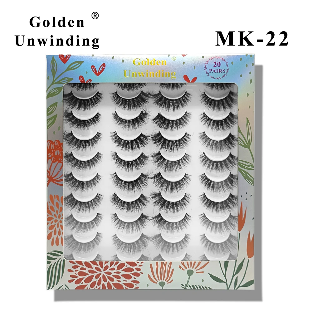 

20 пар 3D ресницы из искусственной норки в форме кота натуральные ресницы драматические накладные ресницы для макияжа Оптовая Продажа наклад...