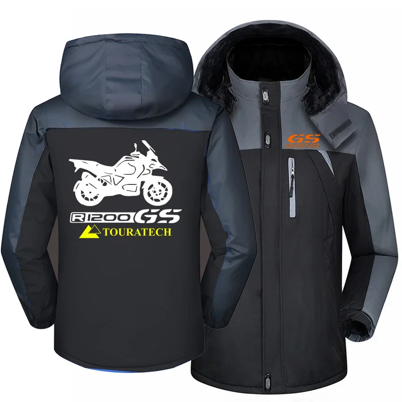 

NEUE Winter Jacke Männer für GS ADV 1200 Windjacke Winddicht Wasserdicht Verdicken Fleece Outwear Outdoorsports Mantel