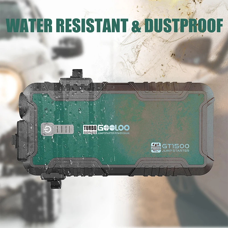 $53.02 GOOLOO Emergency Starting Power Bank Chargers 12V Car Battery Splitter Jump Starter Starting Device Vehicle Booster Lighter